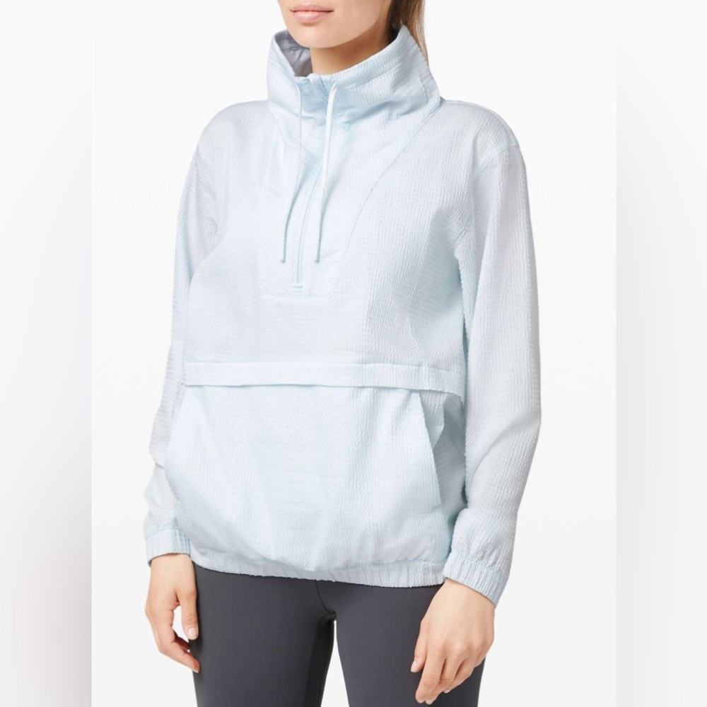 Lululemon Pack Light Pullover Half Zip Almost Blue - image 1